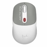 Arctic Fox ProMaxe Wireless Mouse | 2400 DPI |2.4 GHz with USB Nano Receiver | High Precision Optical Tracking| for PC/Mac/Laptop – Cool Gray
