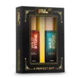 Wild Stone Perfume Gift Set for Men 2x20ml | Eau De Parfums | Premium Rakhi Gift Set for Men | Ultra Sensual & Edge Perfume for Men | Long Lasting Luxury Fragrance