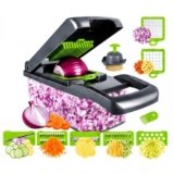 RUDRADESH 14-in-1 Multipurpose Fruits & Vegetable Chopper, This Manual Kitchen Tool Combines Chopping, Slicing, Dicing, Grating, Peeling and Chipping, Durable Food-Grade Body for Kitchen