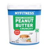 MYFITNESS Unsweetened Protein Peanut Butter (Crunchy)(1200 g)
