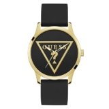GUESS Round 43mm Black Dial Analog Men Watch – U1409G2M