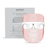 WINSTON Rechargeable Led Face Mask For Men And Women – 60 Min Runtime|3-In-1 Led Light Therapy For Glowing Skin,Anti-Ageing,Anti Acne,Skin Rejuvenation,Facial At Home – All Skin Type-1 Year Warranty