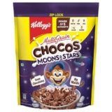 Kellogg’s Chocos Moons & Stars, With Whole Grain, Source Of Fibre, High In Calcium & Protein, With 10 Essential Vitamins & Minerals, Breakfast Cereals, 1.15 /1.2 Kg Pack (Weight May Vary)