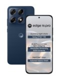 MOTOROLA edge 70 pro (Tailored Fabric – PANTONE Titan (Blue), 256 GB)(8 GB RAM)