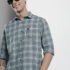 The Indian Garage Co. Men Checkered Casual Black Shirt