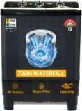 FOXSKY 7.5 kg Semi Automatic Top Load Washing Machine Grey(AW7500SATL)