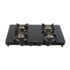 Havells GEOSLIM JUMBO Gas stove |3 Heavy Duty Forged Brass Burner|6 mm Toughened Glass|Premium Valves|Removable Drip Tray|Soft Touch Knobs|5 year Warranty on Burners, Glass & Valves by Havells (Black)