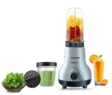 ACTIVA Easy Mix Nutri Mixer Grinder 2 Jars 500W 20000 RPM Motor Speed for Smoothies, Chutney & Shakes, Shock Proof ABS Body, Nano Grinding Technology, 2 Years Warranty