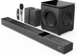 ZEBRONICS Juke Bar 10000 (SBSPK C16) Dolby Atmos, DTS X, Wireless Subwoofer & Satellite 1100 W Bluetooth Soundbar(Black, 7.2.4 Channel)