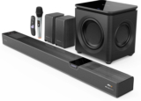 ZEBRONICS Juke Bar 10000 (SBSPK C16) Dolby Atmos, DTS X, Wireless Subwoofer & Satellite 1100 W Bluetooth Soundbar(Black, 7.2.4 Channel)