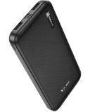 10000mAh Power Bank Portable Slim Design with Dual USB Port Lithium Polymer Battery Compatible with iPhone, Samsung, OnePlus & All Smartphones- Black