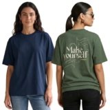 NOBERO Oversized Fit Graphic Printed T-Shirts for Women (Pack of 2)