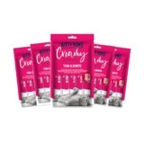 Kitty Yums Kitten & Adult Creamy Lickable Cat Treat (75g x 5 Pouches) Total 375g | Tuna & Bonito Flavour | Creates a Better Bond | Antioxidants Boost Immunity | Better Brain & Eyesight Development