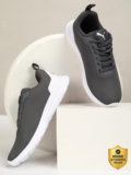 PUMA Plush Comfort Running Shoes For Men(Grey , 8)