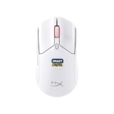 HyperX Pulsefire Haste 2 Smartchoice Dual Wireless RGB Gaming Mouse, Upto 26K DPI, HyperX 26K Sensor, 61g Ultra Lightweight, 100 Hr Battery Life, 1K Hz Polling Rate, 24 Months Warranty-White [6N0A9AA]