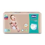 Chicco Comfy-Pro Pant Style Baby Diapers | Anti-bacterial benefits | Ultra Soft & 12hrs protection | Wetness indicator & Disposing Tapes – Small, 36 Count, 4-8 Kg