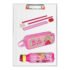 SKI Dual Side Magnetic Lock Plastic Pencil Box 1601 Barbi Art Plastic Pencil Box(Set of 1, Light Blue)