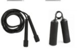 ANTINA Hand Grip Strengthener | Hand Power Gripper for Fitness Exerciser – Set of 1 with Skipping Rope (Black)