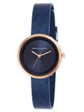 French Connection Stainless Steel Analog Blue Dial Women’s Watch-Fcn00036G, Band_Black