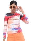Tokyo Talkies Women Round Neck Full Sleeve Tops TTTP007286 Red XL