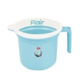 Flair Estella Plastic Bath Mug – Durable, Lightweight & Stylish – Ideal for Daily Use in Bathroom & Kitchen (Blue, 1 LTR)