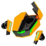 Nu Republic Transform-X with X-Bass, ENC Technology, 60 Hrs Playtime, TWS with Mic and Hall Sensor, Fast Charge, Dual Mode TWS Earbuds – Yellow