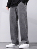 GARTEEN Loose Fit Men Grey Jeans