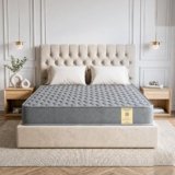Shayan Orthopedic Memory Foam Mattress | 4 inch Queen Size | HR Foam Support with Motion Isolation | Breathable Knitted Fabric | Pressure Relief & Spine Support Mattress | 75x60x4 Inches Grey.