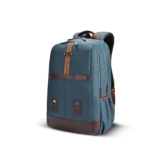 Gear Classic 4 Faux Leather (Without Antitheft) 19″/32L Large Water Resistant Laptop Backpack/Casual Backpack/Daypack/Travel Backpack/College Bag For Men/Women(Teal-Brown)