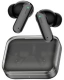 Vaku Luxos® BOOMX Wireless Earbuds Bluetooth 5.4 TWS Headphones 60H Playback Bass Stereo 13mm Drivers Gaming Low Latency HD Calls Touch Control Fast Charging IPX Waterproof- Black