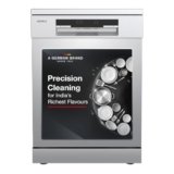 Hafele Aqua Chrome Dishwasher |13 Place Settings |Upto 70 Utensils |Designed for Indian Kitchens |Free-Standing |Hygienic & High-Performance Cleaning |Premium Stainless Steel Finish |5-Year Warranty