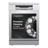 Hafele Aqua Chrome Dishwasher |13 Place Settings |Upto 70 Utensils |Designed for Indian Kitchens |Free-Standing |Hygienic & High-Performance Cleaning |Premium Stainless Steel Finish |5-Year Warranty