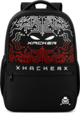 MRSAYON for Men & Women Stylish X-Hacker printed bag Office, Travel & College Backpack 32 L Laptop Backpack(Black, Red)
