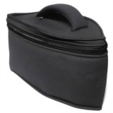 Portable Iron Storage Bag with Handle | Heat-Resistant Travel Iron Carry Case | Dustproof Zippered Iron Cover for Home, Hostel & Travel (Black, Pack of 1)