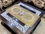Jainco Decor ® Rectangular Golden Design Center Dining Table Runner (16″ x 33″, Pack of 1)