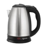Lifelong ISI Certified Electric Kettle 1.5L with Stainless Steel Body,1500 W Easy and Fast Boiling of Water for Instant Noodles, Soup, Tea etc. (1 Year Manufacturer’s Warranty, Silver, LLEK23)