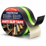 Unity Brand Anti Slip Grip Tape Non-Slip Traction Tapes With Glow In The Dark Reduce The Risk Of Slipping For Indoor Or Outdoor Stair Tread Step, Other Slippery Surfaces 2 Inch X16.4 Foot (Pack OF 1)