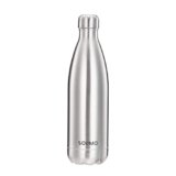 Amazon Brand – Solimo Stainless Steel Insulated 24 Hours Hot or Cold Bottle Flask, 1000 ml, Silver