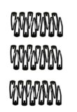 Reiz Set of 36 Pcs Big Size Tik Tak Hair Pins Premium Metal Triangular Tik Tak/Tic Tac Hair Pins/Clips Hair Accessories Hair Pins or Clips for Girls and Women – Black (36 Pcs Big)