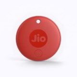JioTag (2nd Generation) (Red) – Android or iOS Compatible IP64 Rated Worldwide Item Finder for Keys, Wallets, Luggage, Gadgets and More |1+1 Year Battery | No SIM Needed