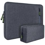Lifini Water Resistant Laptop Bag Sleeve Case Cover for Men & Women with Charger Pouch Compatible for 15 Inch to 15.6″ Inches Laptop Sleeve & Notebooks/MacBook, Office/College Laptop Bag (Grey)