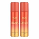 French Essence Aura Deodorant Spray for Women | Long Lasting Fresh Body Spray | Pack of 2 | 150 ml Each
