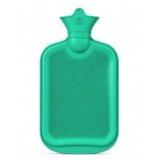 BTfash Hot Water Bag (2Ltr) for Pain Relief | Non-Electric Rubber Heating Bottle Period Cramps, Body Aches | Long Heat Retention | Wide Mouth with Leak Proof Cap & Skin Friendly Material (Green)