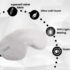 craftx craftX3D Sleeping Eyemask With Earplugs, 100% Darkness,Super-Soft ( GREY )(30 g)
