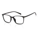 LENSKART BLU | Zero Power Blue Cut Computer Glasses | Anti Glare, Lightweight & Blocks Harmful Rays | UV Protection Specs | Men & Women | Medium | LB E13526