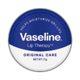 Vaseline Lip Tins Original Care, 17g | Infused with Vitamin E to Hydrate & Moisturize Dry Lips Transparent