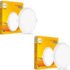 Wipro Garnet 10W Round LED Wave Infinity Panel Warm White (2700K) Pack of 2 Ceiling Light Ceiling Lamp(Yellow)