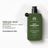 THE MAN COMPANY Anti Dandruff Shampoo for Men | Salicylic Acid | Fights Dandruff & Itchy Scalp(100 ml)