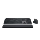 Logitech MX Keys S Combo – Performance Wireless Keyboard and Mouse with Palm Rest, Customisable Illumination, Fast Scrolling, Bluetooth, USB C, for Windows, Linux, Chrome,