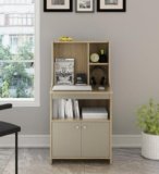 Spacewood Study Table | 3 Year Warranty | Oliver |Study Desk with Storage, Study Table, Table with 3 Shelves and 1 Drawer Storage | Engineered Wood | Santana Oak & Modern Ash